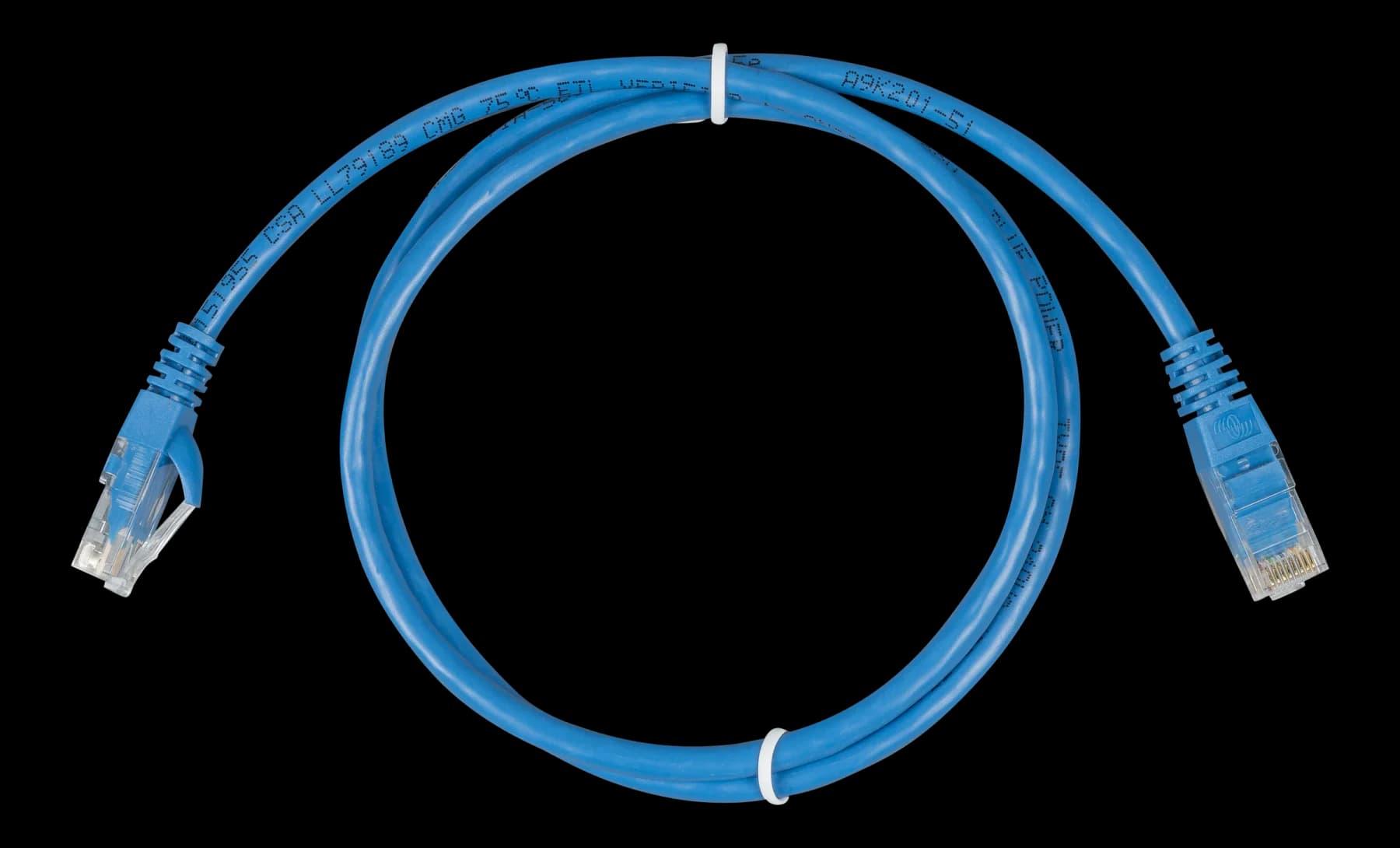 RJ45 UTP cable for VE.Bus and VE.Can, 0.9 m cable from above