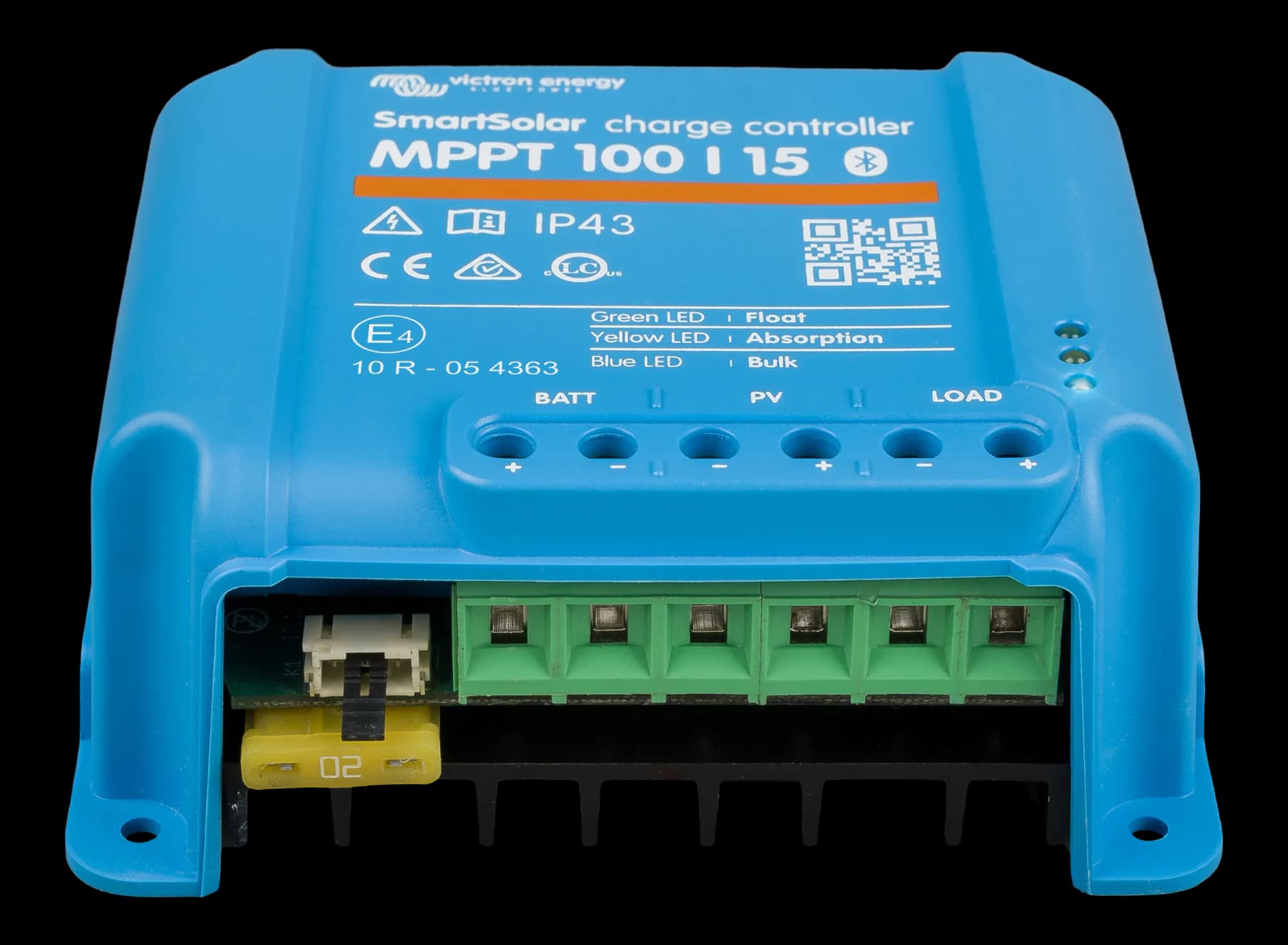 SmartSolar MPPT 100/15, vista frontal