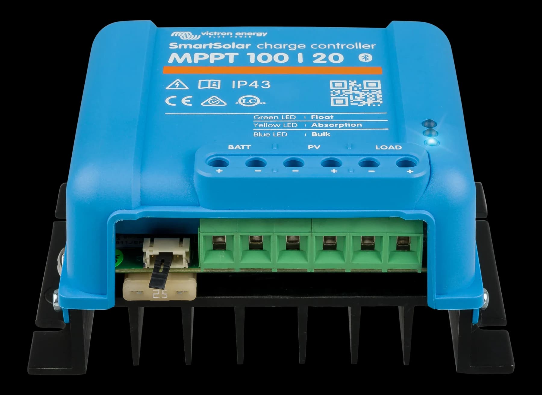 SmartSolar MPPT 100/20, vista frontal