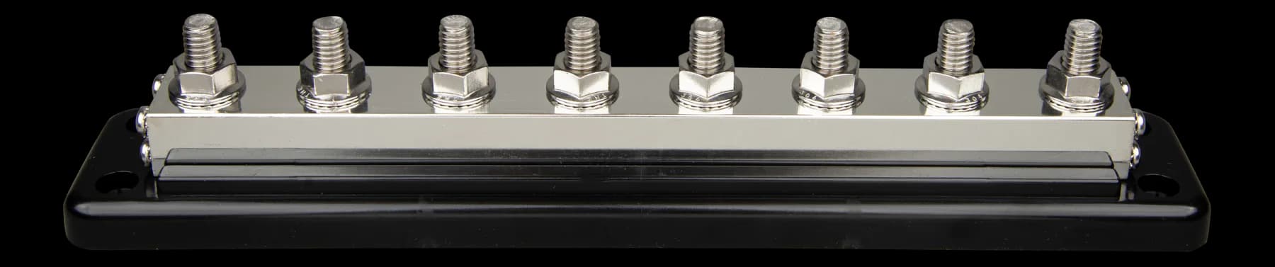 Barra de conexión Victron 600 A / 8 polos, vista frontal sin cubierta